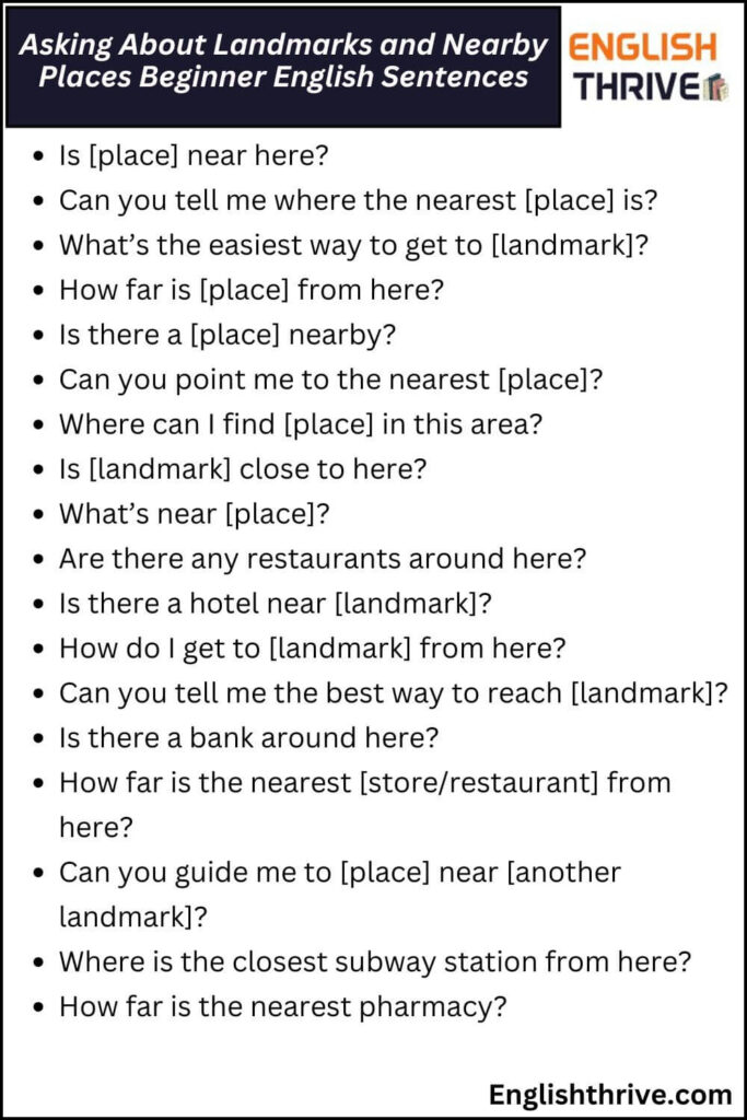 Asking and Giving Directions in English