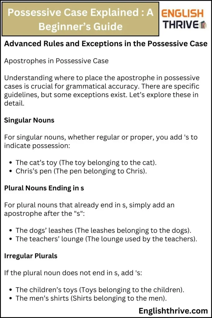Possessive Case Explained _ A Beginner’s Guide