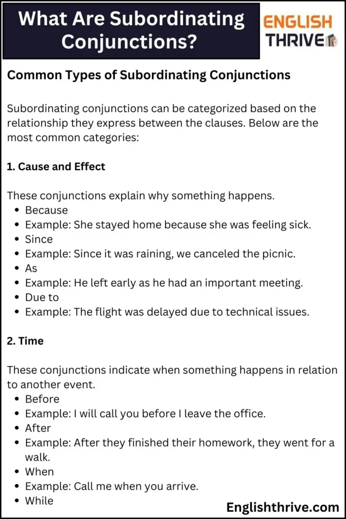 What Are Subordinating Conjunctions_ Easy Guide for Beginners