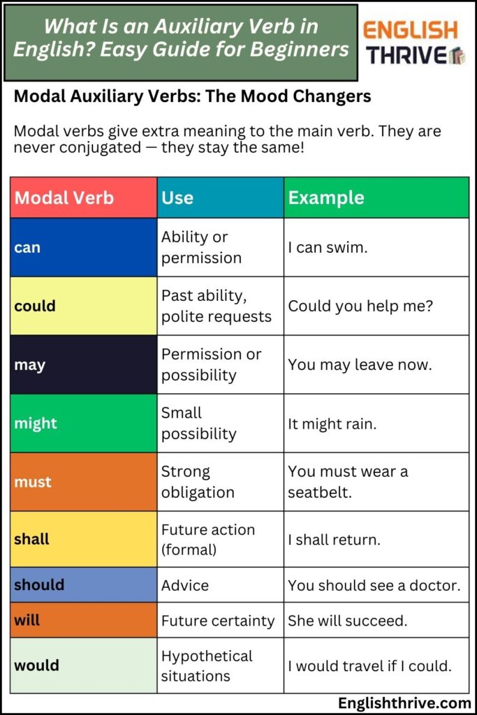 What Is an Auxiliary Verb in English