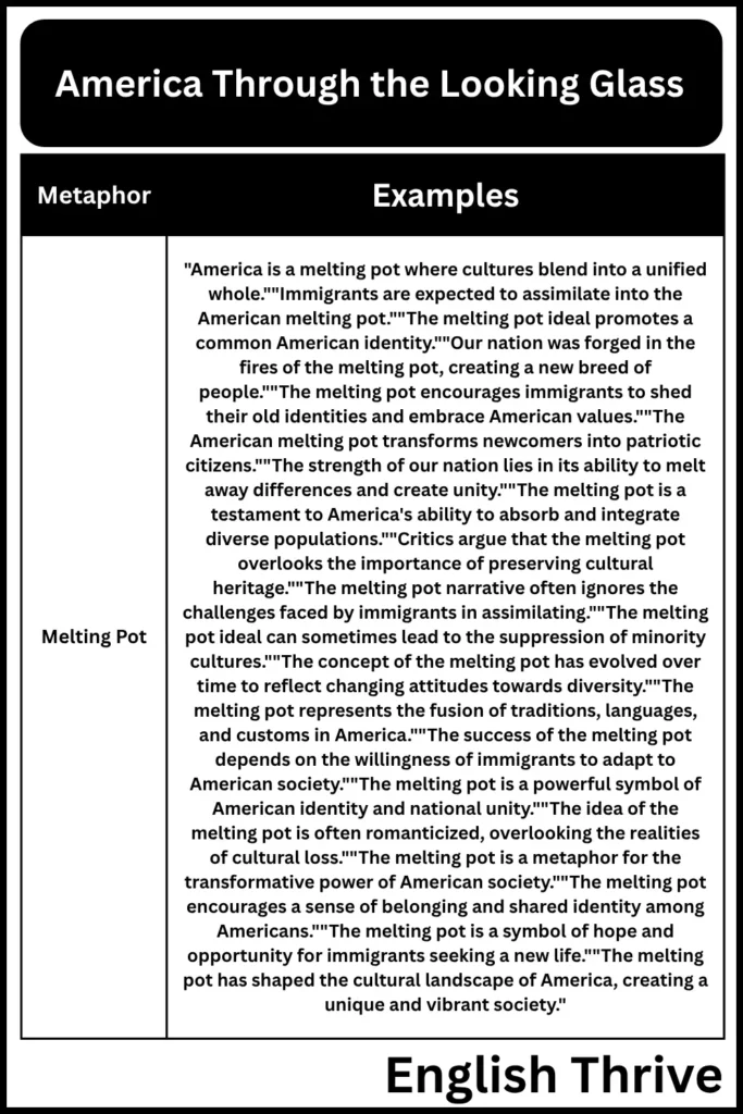 America Through the Looking Glass