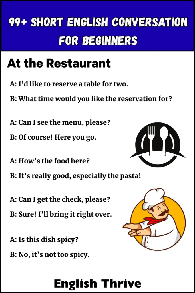 Short English Conversations