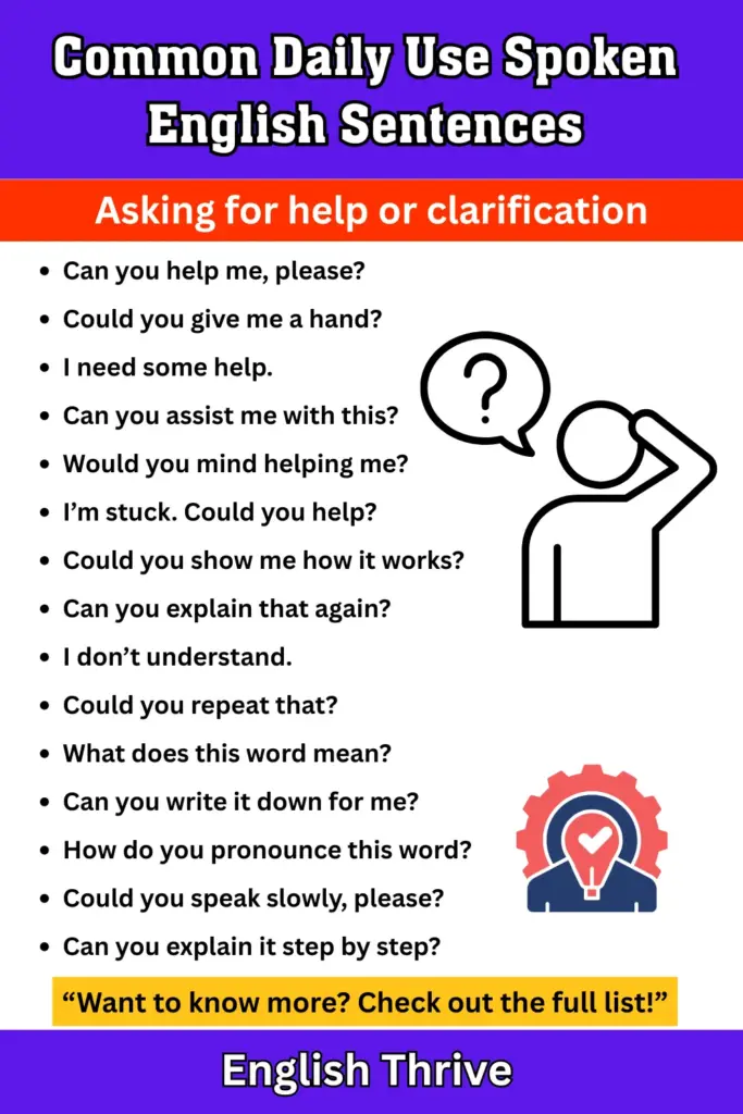 Easy English Sentences for Daily Talk and Life