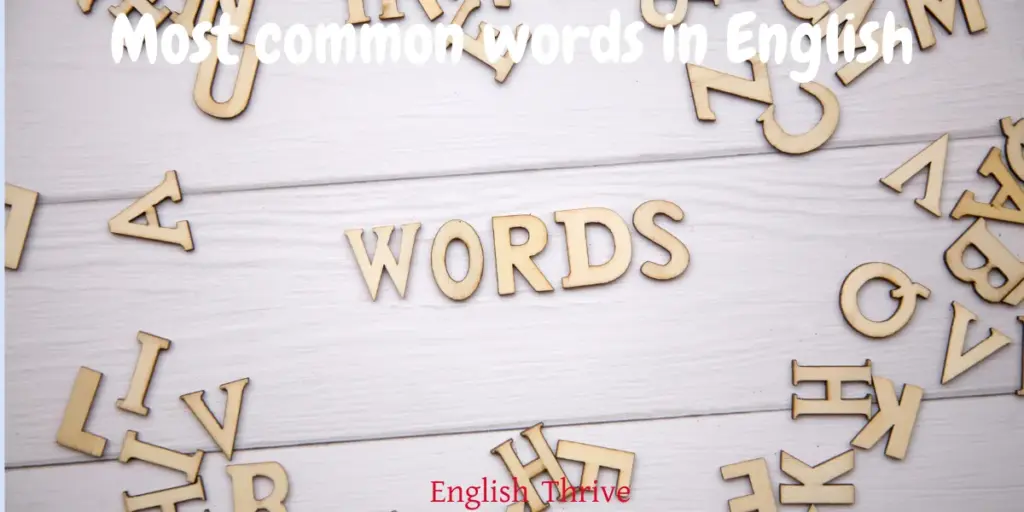 100 Most Common Words in English 