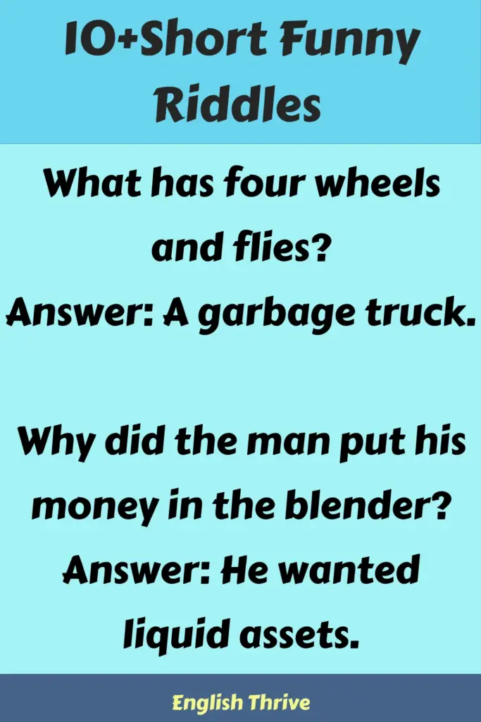 Riddles With Answers