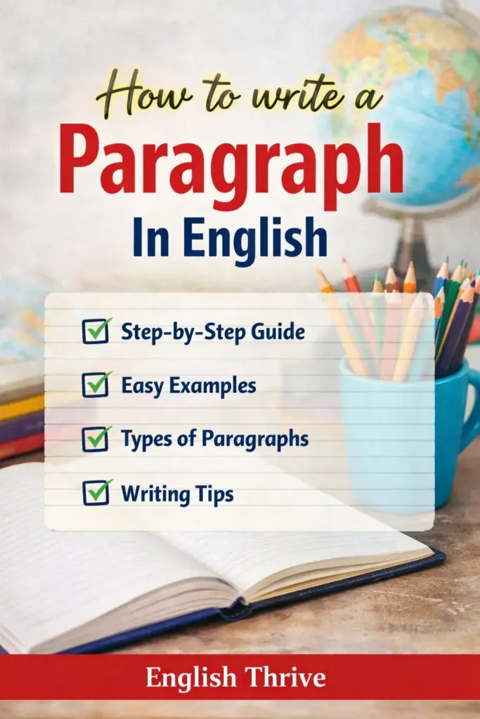 How to Write a Paragraph in English for Students